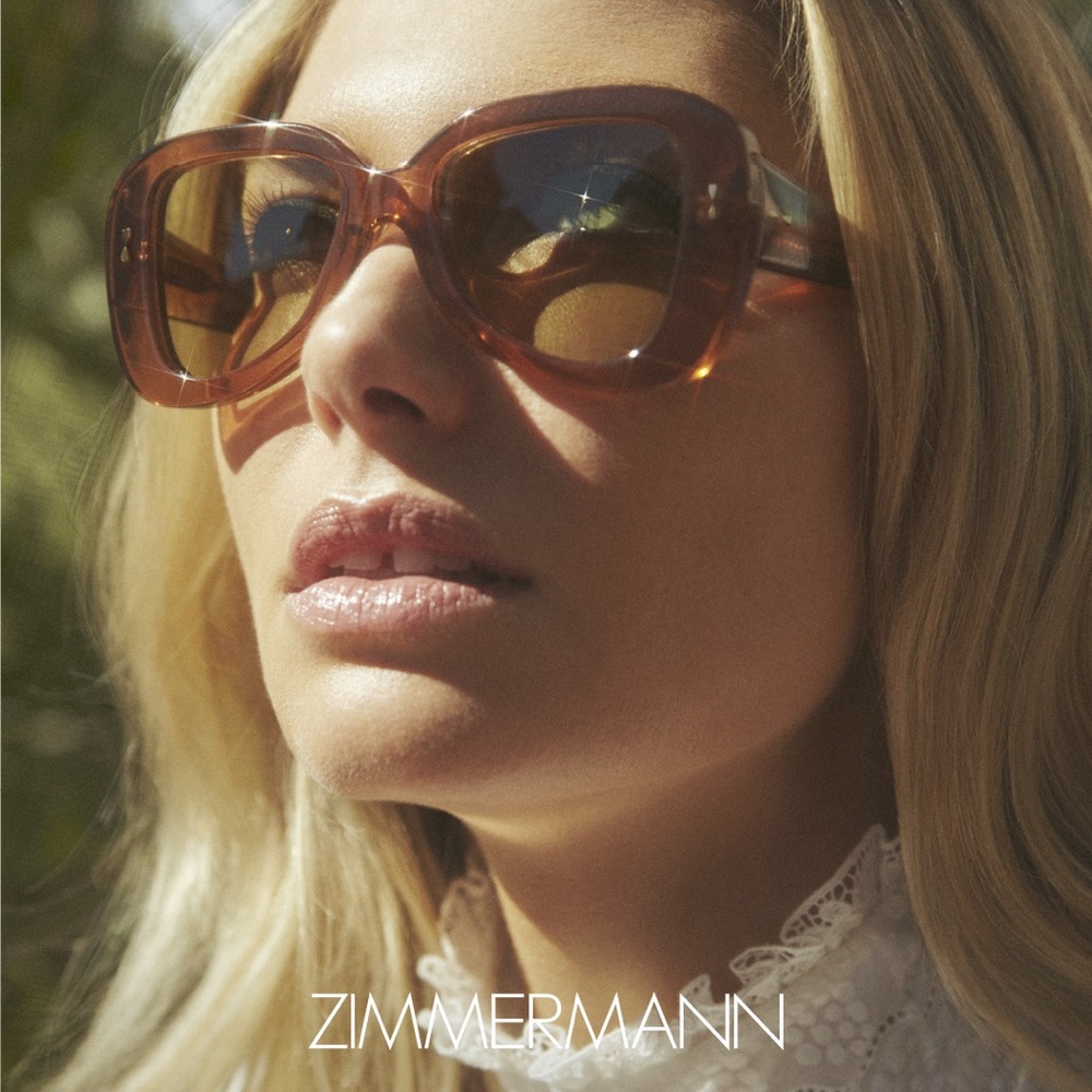 ZIMMERMANN Juno Sunglasses Tan